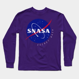 SNASA (Secret NASA Logo) Long Sleeve T-Shirt